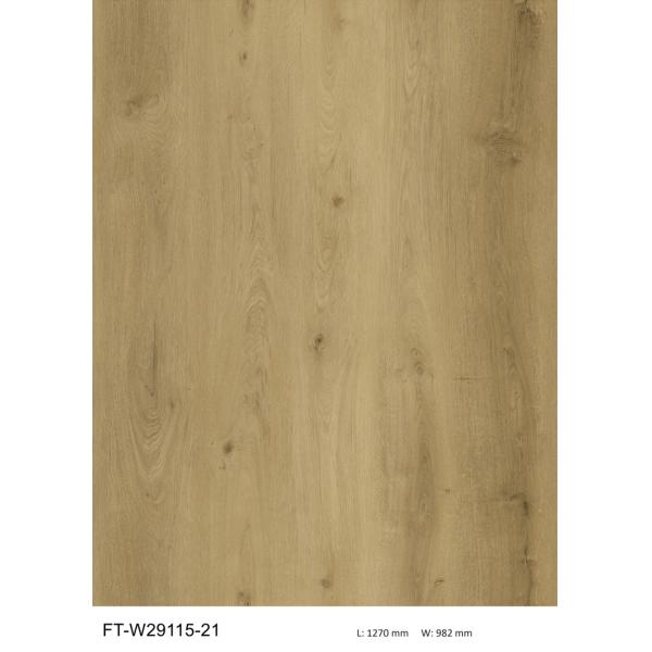 5.5mm SPC Vinyl Click Fireproof Herringbone Brown Stone Composite GKBM FT-W29115-21