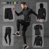 Fitness Men Cotton Polyester Running Wear Sports Training Suit for sale