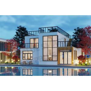 Wholesale Energy Saving Affordable Prefab House Steel Structure Villa Prefabricated Villas from china suppliers