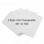 China MF1k S50 MF4K S70 0 Block Writable 7 Byte UID Changeable Rewritable RFID Card Chinese Magic Card for sale