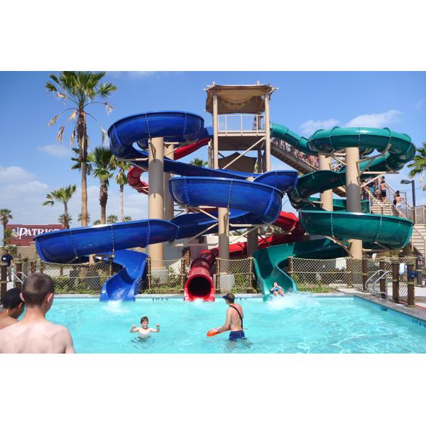 Spiral water slide