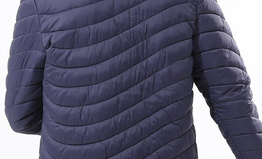 New men's autumn winter down jacket lightweight casual warm long sleeve cotton waterproof windproof coat with a detachable hood