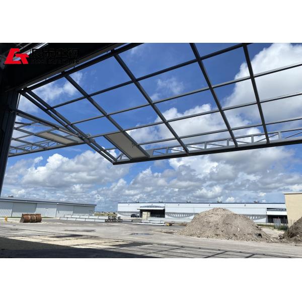Modular Steel Structure Aircraft Hangar Storage Pre Engineering Steel Structure Workshop