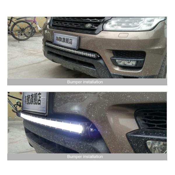 3D 120W 150W 180W 240W Super Slim Single Row Curved Led Light Bar Combo Beams For 4x4 Offroad SUV 4WD ATV Driving Work L