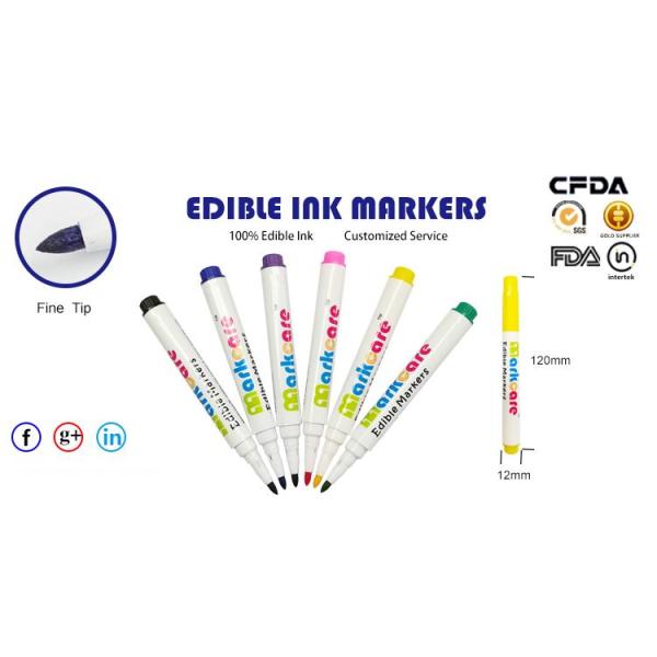 DIY Edible Marker Pen For Cookies Dry Erase Marker To Cakes Decorations