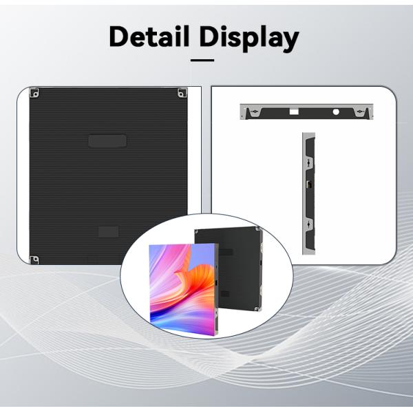 Streamlined COB Modular LED Display Panels Rgb Screen For Indoor Outdoor Advertising Menu