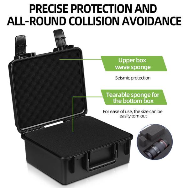 Hard Plastic Storage Case with Customizable Foam Insert for Dust Proof Protection and ODM Customized Support