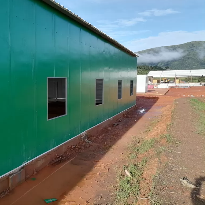 Temporary Prefab Steel Structure Warehouse Building For Site Management