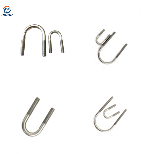 fastener Stainless Steel 304 316 U Shape Round Bend Clamp Bolt