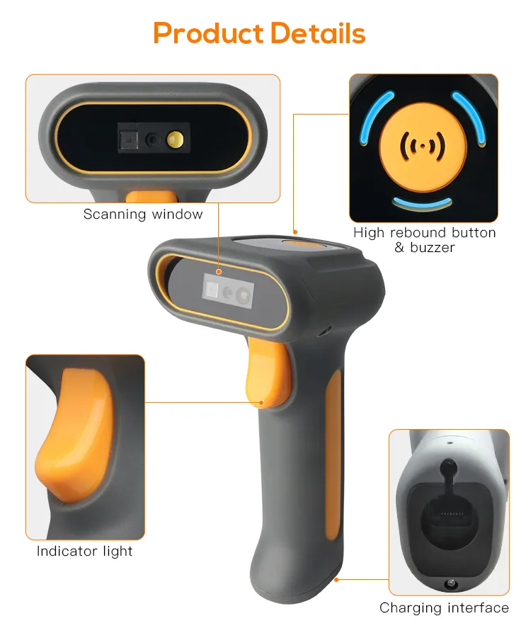 DS6530-1D 1D Barcode Scanner 300 Scans/Sec USB CCD