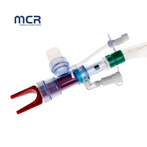Disposable 72H L-Piece Closed Suction Catheter Atuo-Flush