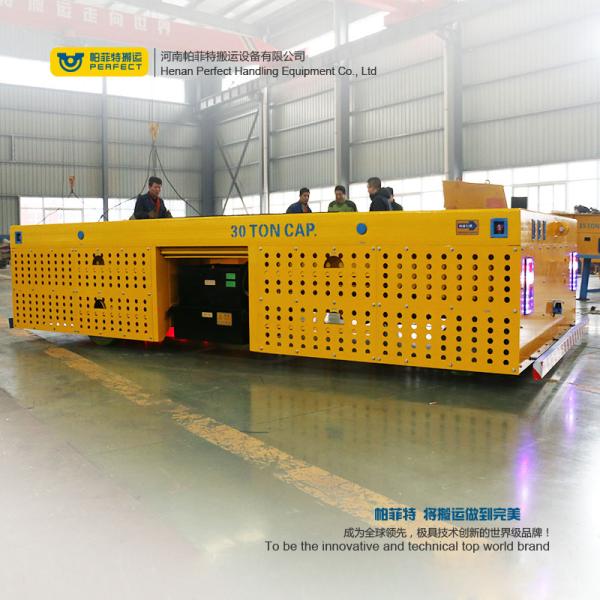 Polyurethane Solid Wheels Material Transfer Cart Customized Transport Wagon