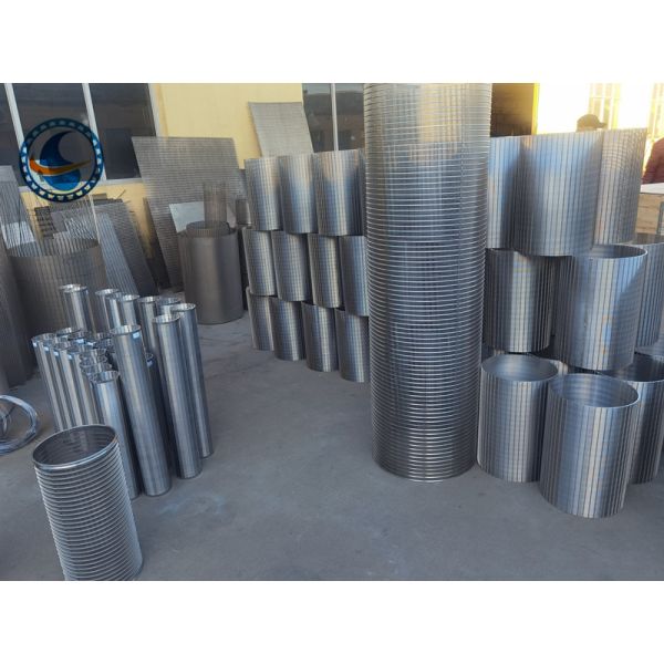Duplex Steel 2507 Wedge Wire Screen Continuous Slot Id 300mm