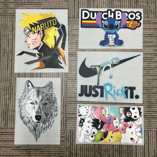 Wholesale Machine Washable High Stretch Customizable DTF Heat Transfers and Labels for Clothing Bags