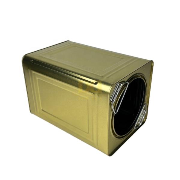 DADI Reusable Small Square Tea Tin Box Tinplate Airtight Tin Canisters