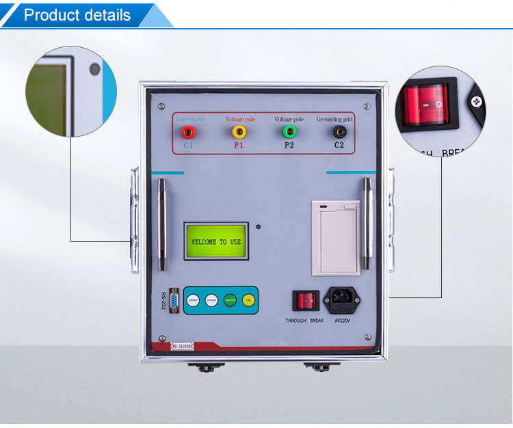 Earth Network Grounding Resistance Tester Electric Network Analyzers For Measuring
