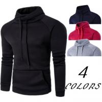 China Gym Mens Oversized Pullover Hoodie Terry Fabric Type 100% Cotton Material for sale