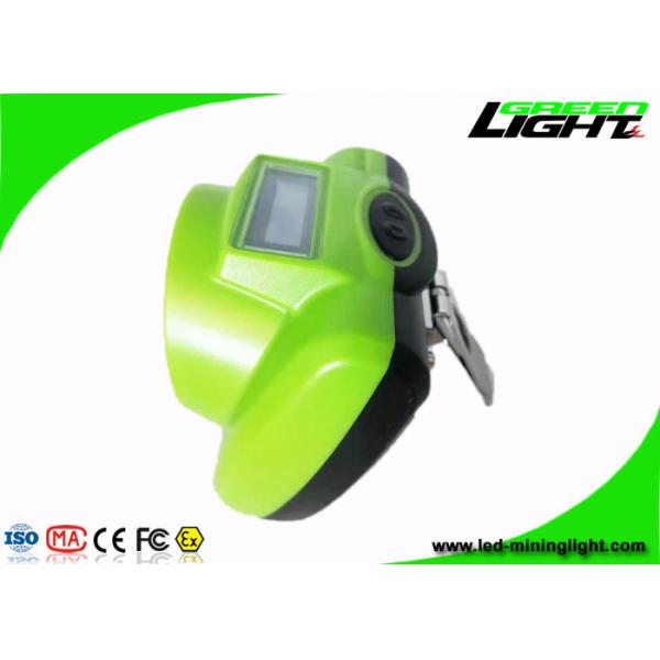 13000-18000Lux 1.78W 480mA LED Mining Cap Lamp Cordless 6.8Ah OLED Screen for Coal Mine
