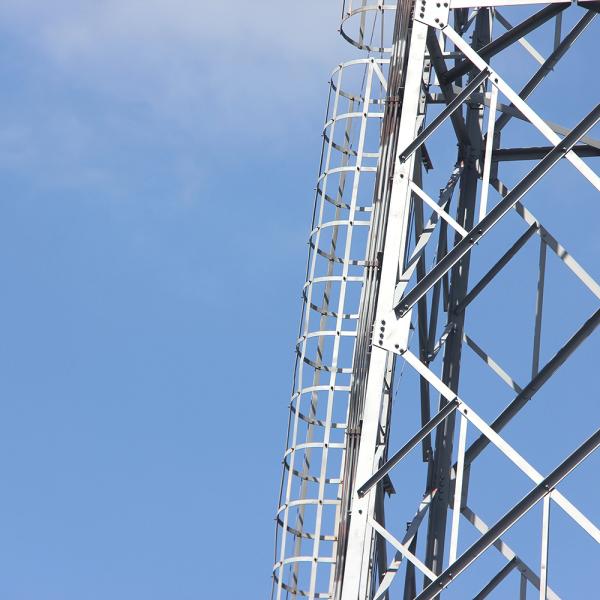 Self Supporting 4 Legged Lattice Structure Transmission Tower Mobile