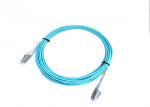 China Duplex LC OM4 FTTH Multimode Fiber Optic Patchcord with LSZH Jacket on sale