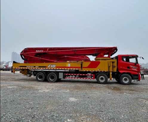 USED SANY 60m pump truck Concrete Pump Construction Machine 2021