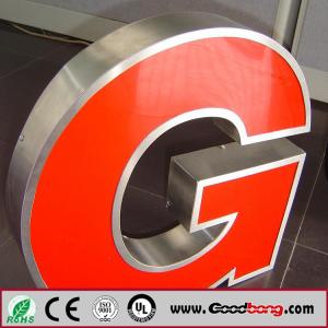 Wholesale outdoor vacuum forming acrylic 3D led expoy resin channel letter sign from china suppliers