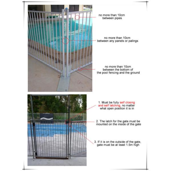 Professional Temporary Pool Fencing For Kids Security Retractable Pool Barrier