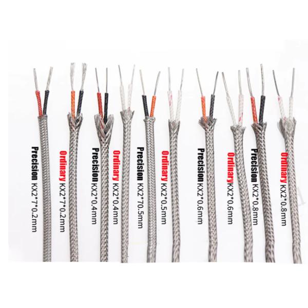 Shielding Braid Thermocouple Compensation Cable Type J K T E S with 5-15 Days Delivery for Temperature Environments