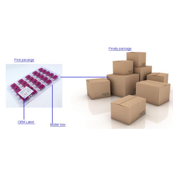 Simplex Hybrid Fiber Optic Adapter / Connector With Low Insertion Loss 0.3dB
