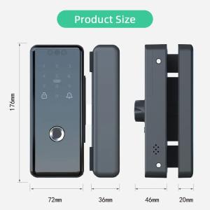 Punchfree Biometric Office Door Lock Smart Fingerprint 3D Face Recognition Door