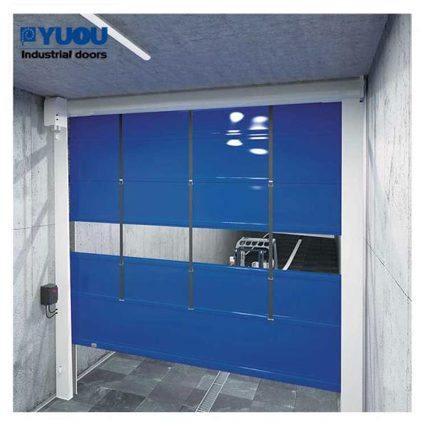 Airbag Sensor PVC High Speed Roller Shutter Door Fabric 8m Height 0.6m/s Opening speed