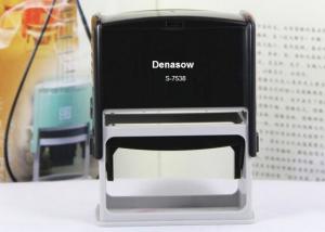 Wholesale Denasow Square 75x38mm Red/Black Plastic Self-inking Big Custom Return Address Stamp from china suppliers