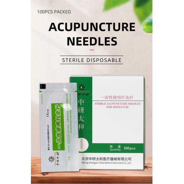 Stainless Spring Handle Chinese Medicine Acupuncture Needles Single Use Acupuncture Needles 1000