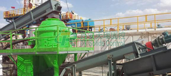 Drill cutting management system Water Based Drilling Mud System with 2 Screw Pumps Electric Control