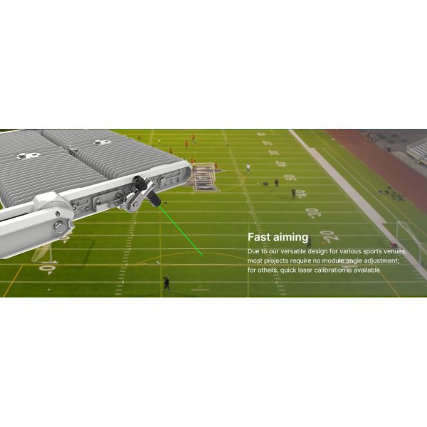 Input Voltage AC108528V Outdoor LED Stadium Lights Diecast Aluminum Bracket Operating Temp 40°C To 80°C Ideal for Sports Venues