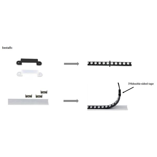 IP67 Linear Flexible LED Strip Lights Waterproof CE RoHS Certificates