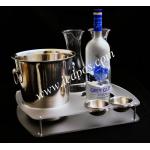 China Grey Goose Bucket & Bottle Serving Tray for sale