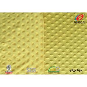 Wholesale Embossed 100% Polyester Soft Velboa / Minky Dot Minky Plush Fabric from china suppliers