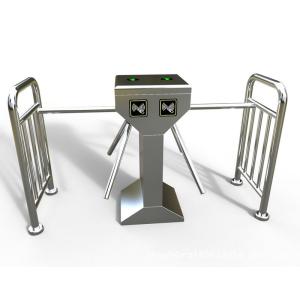 Passage Width 550mm RS485 Pedestrian Security Turnstile Gate AC220V 50HZ