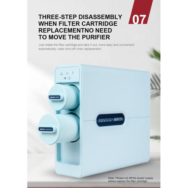 0.1Mpa-0.4Mpa Home Water Purifier System 1.31L/Min Automatic Flush