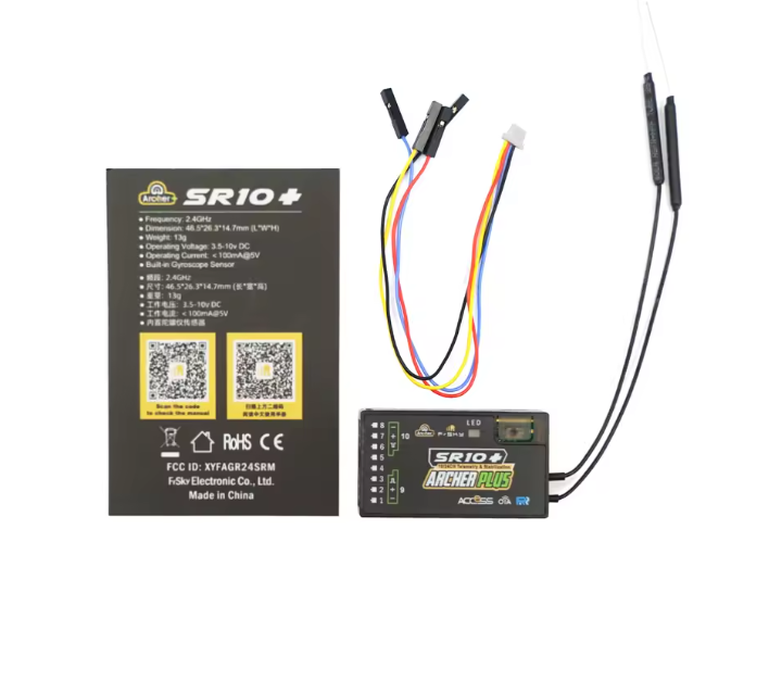 FrSky ARCHER PLUS SR10 Remote Control Receiver ACCESS ACCST D16 Compatible with X20 X18 XE X9DP X7 X9LITE PRO Drone Models