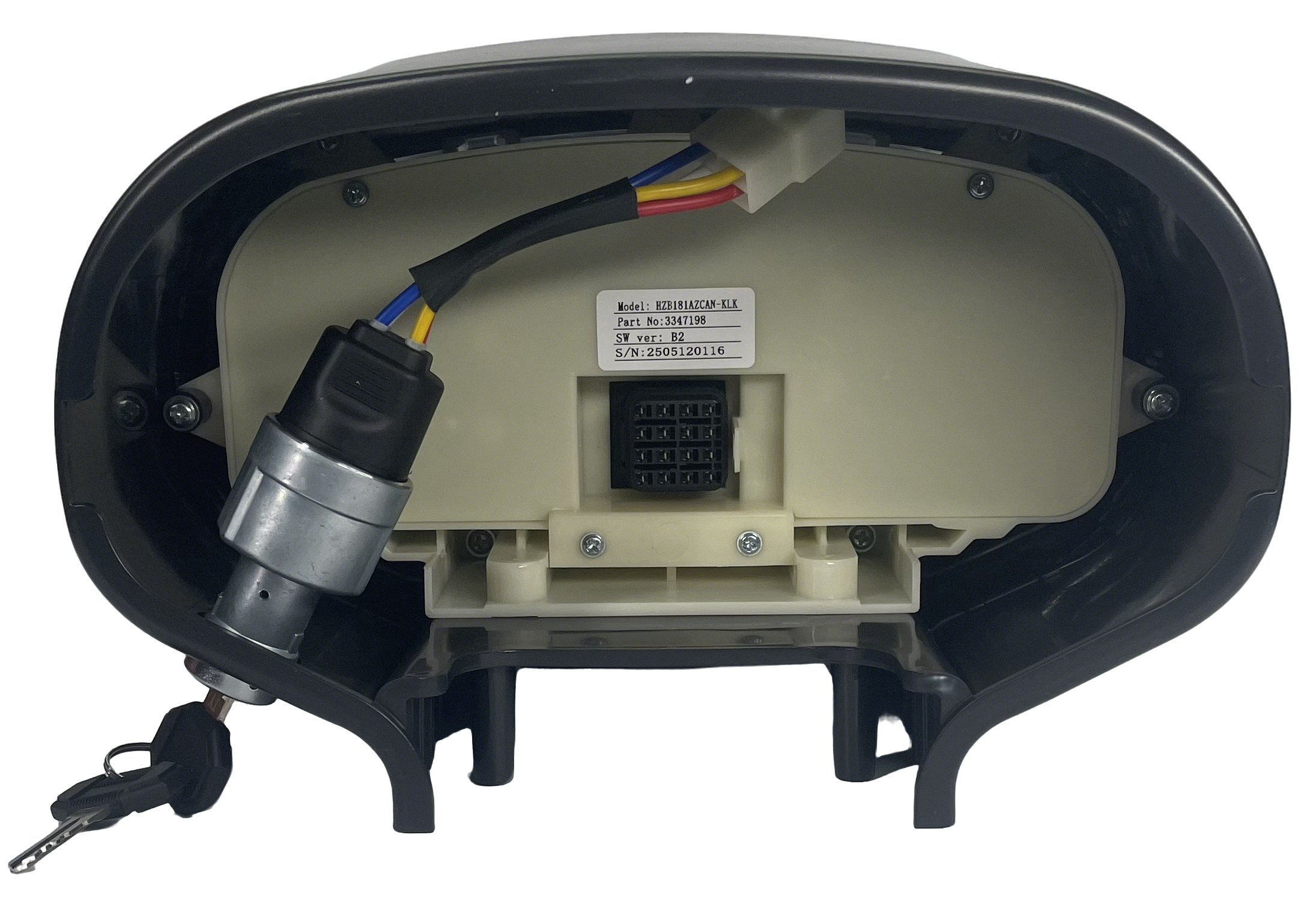 Combined dashboard with front-mounted digital display for forklifts. High-definition digital display for forklift combination dashboard. Special