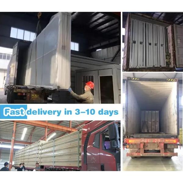 Stacked Waterproof Prefab Foldable Container Home Office