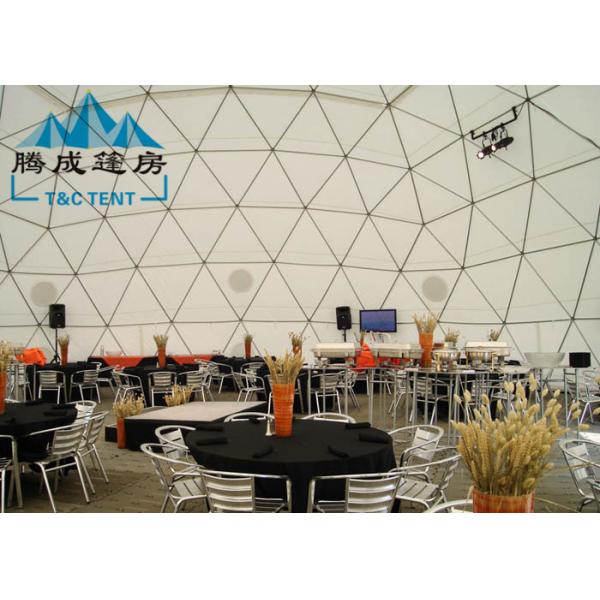 Easy Assembled Geodesic Dome Greenhouse Selectable Size Soft PVC Walls & Glass Walls