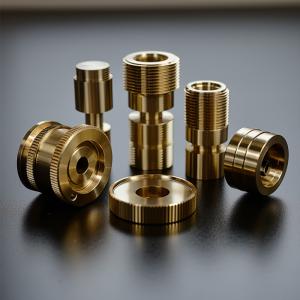China Brass Precision Turned Components CNC Part Turning CNC Lathe Parts Machining Service on sale