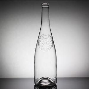 China Decal Glass Vodka Bottle 1 Liter 1.75 Liter Empty 500ml 700ml 750ml Champagne Bottle on sale