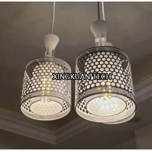 Wholesale OEM ODM Punching Metal Mesh , perforated metal sheet for hotel decorative lamp from china suppliers