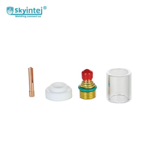 Professional TIG Welding Torch Fittings 4PCS Pyrex Glass Cup Set