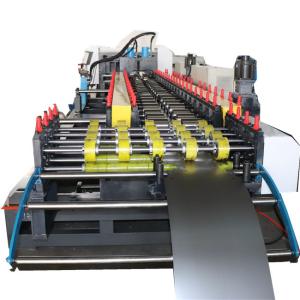 Supermarket Metal Shelf Panel Roll Forming Machine 