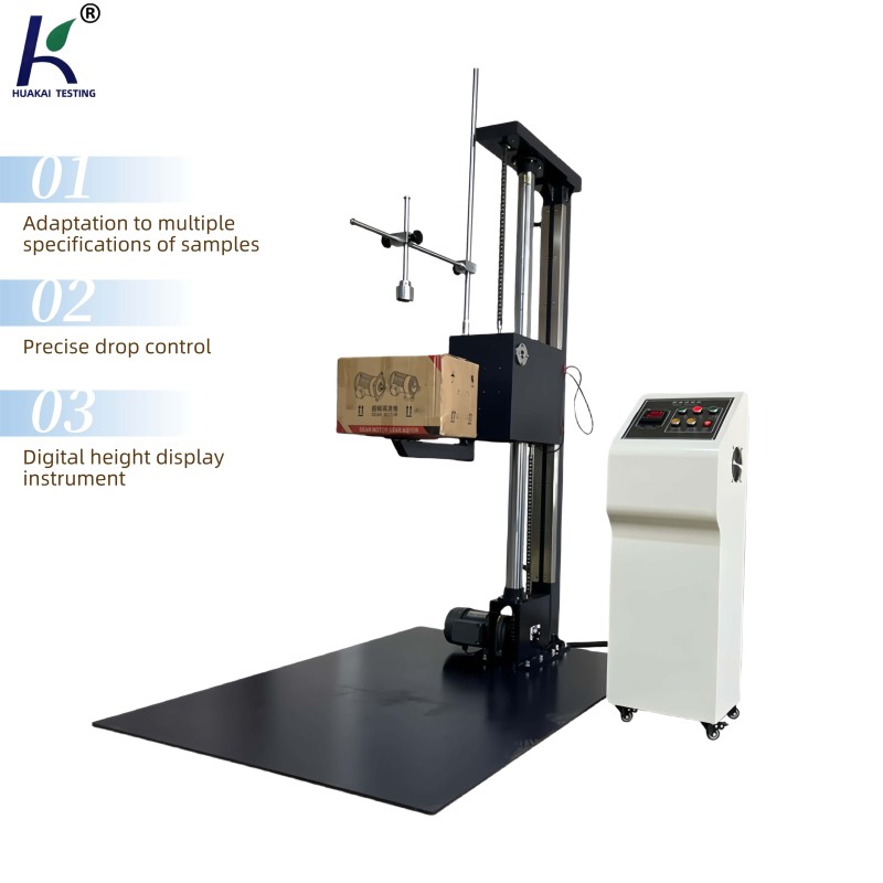 Single Wing Carton Drop Tester | Packaging Box Free Fall Impact Testing Machine for Edge, Corner and Surface Drop Test